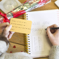 Will You Marry Me' Morse Code Marriage Proposal Card