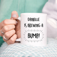 Mum To Be 'I'm Brewing Bump' Personalised Mug