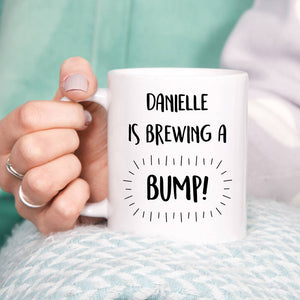 Mum To Be 'I'm Brewing Bump' Personalised Mug