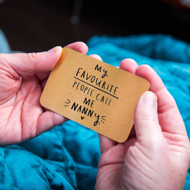 My Favourite People Call Me Granny Purse Keepsake