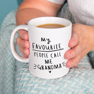 My Favourite People Call Me Nanny' Mug