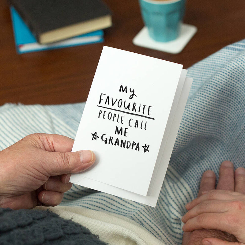 My Favourite People Call Me Grandad' Coaster