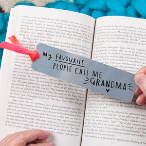 My Favourite People Call Me Nanny' Bookmark