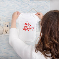 My First Valentine's' Babygrow Body Vest