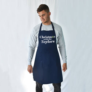 Christmas With The ...' Personalised Apron