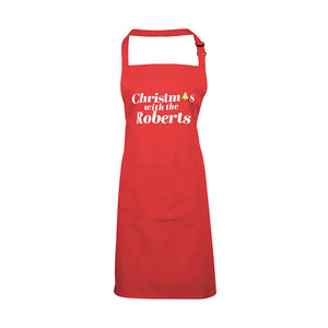 Christmas With The ...' Personalised Apron