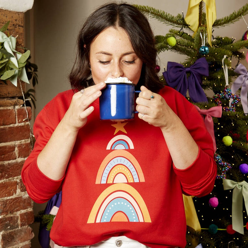 Nordic Tree Ladies Christmas Jumper Sweatshirt