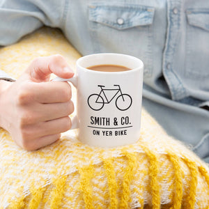 On Yer Bike' Personalised Adventure Mug