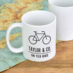 On Yer Bike' Personalised Adventure Mug