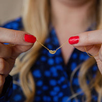 One In A Melon' Gold Plated Necklace