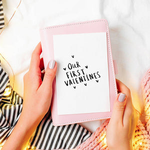 Our First Valentine's Greeting Card