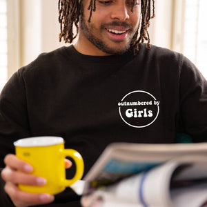 Outnumbered by Girls' Men's Sweatshirt