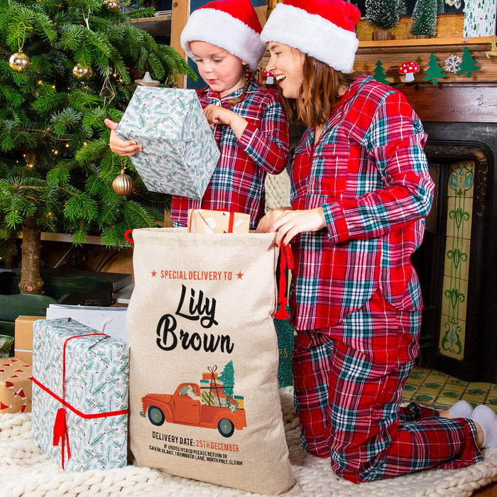 Special Delivery Personalised Christmas Santa Sack