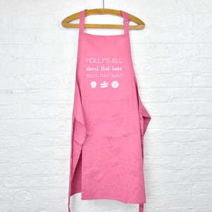 Personalised All About That Bake Apron