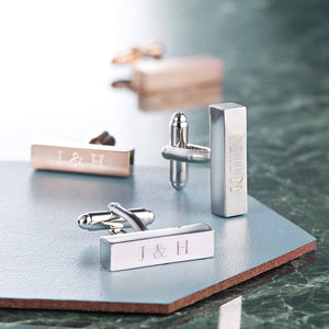 Personalised Bar Cufflinks