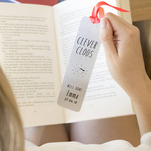 Personalised Clever Clogs Graduation Bookmark
