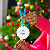 Forever Shining Bright Personalised Remembrance Christmas Tree Decoration