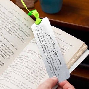 Personalised Daily Affirmations Bookmark