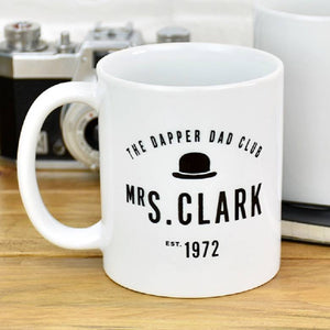 Personalised Dapper Dad Club Mug