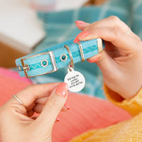 Personalised Circle Fish Bone Pet ID Tag