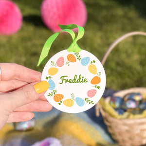 Personalised Easter Egg Wreath Decoration