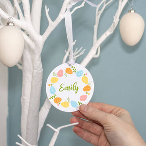 Personalised Easter Egg Wreath Place Setting