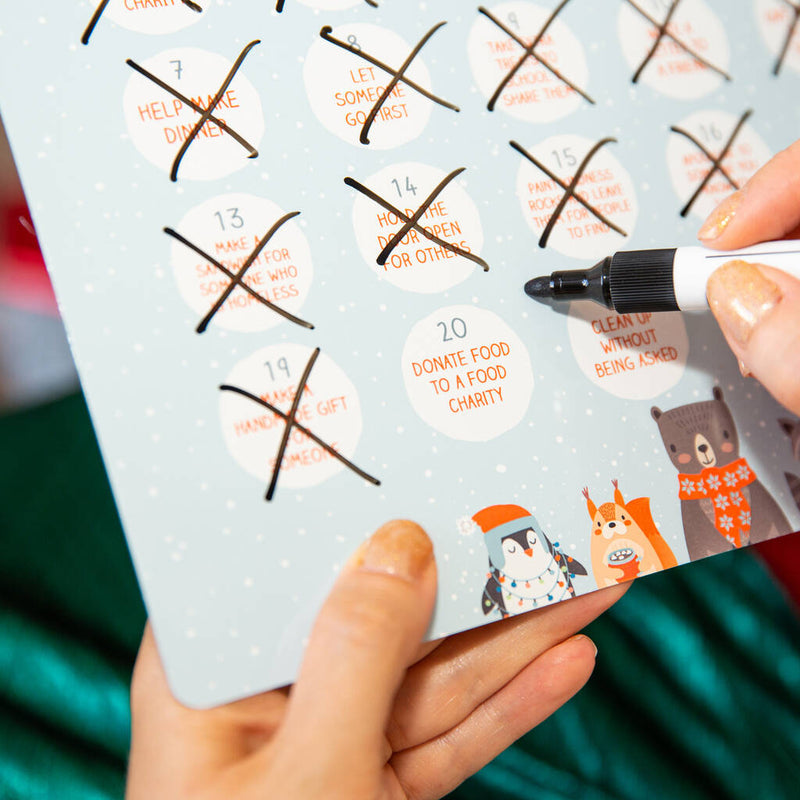 Personalised Family Kindness Reusable Advent Calendar