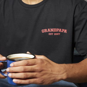 Personalised Grandpapa Est Mens T-Shirt