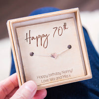 Personalised Happy Birthday Heart Bracelet