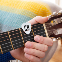 Personalised Initials Guitar Plectrum / Pick