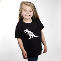 Personalised Kids Children's Dinosaur T-Shirt