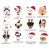 Personalised Merry Woofmas Dog Breed and Name Christmas Decoration
