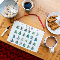 Personalised Mr And Mrs Reusable Christmas Advent Calendar