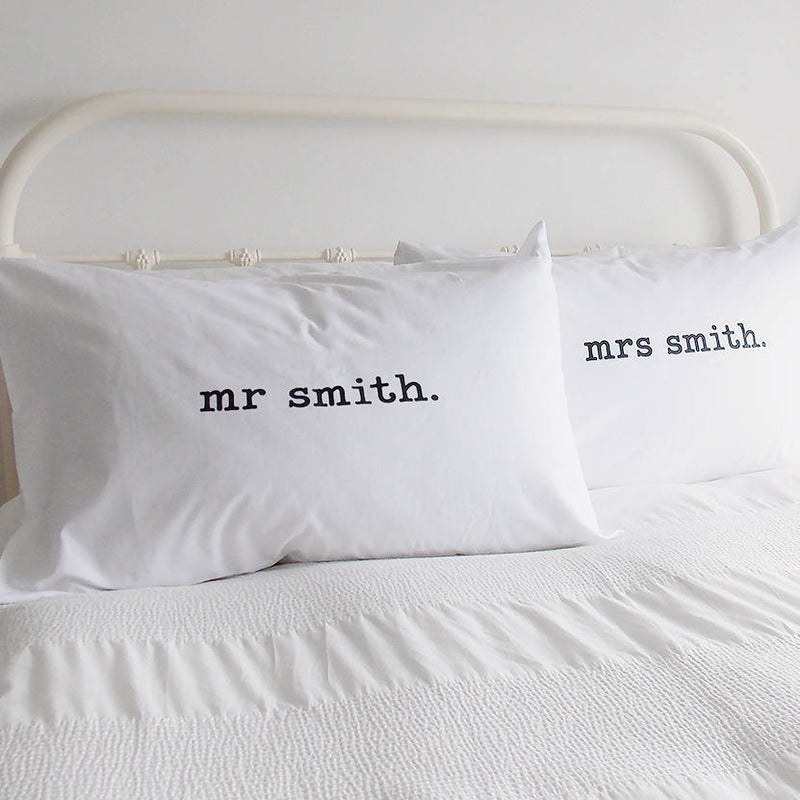 Personalised Pillow Case Set