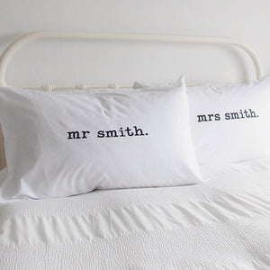 Personalised Pillow Case Set