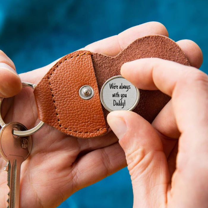 Personalised Pocket Token Keepsake Keyring