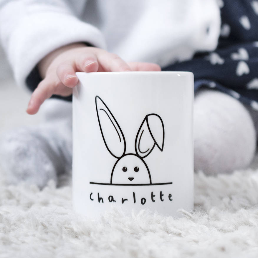 Children's Personalised Rabbit Money Box – Ellie Ellie