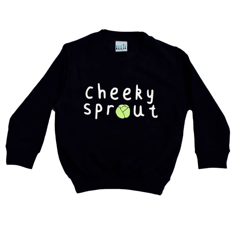 Personalised Sprout Children's Christmas Jumper Sweatshirt