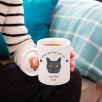 Personalised 'World's Best Cat Dad' Cat Breed Mug