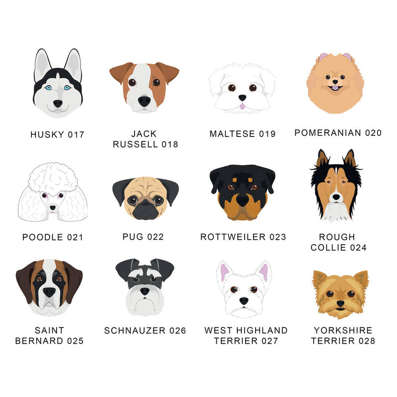 Personalised 'World's best dog dad' Dog Breed Mug