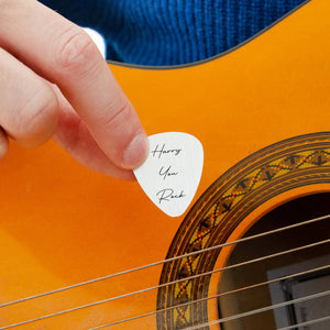 Personalised 'You Rock' Guitar Plectrum / Pick