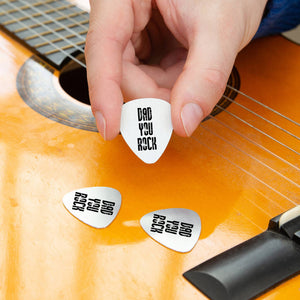 Personalised 'You Rock' Guitar Plectrum / Pick