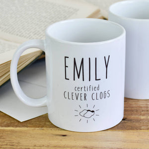 Clever Clogs Personalised Graduation Mug
