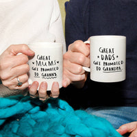 Great Mums & Dad Get Promoted' Coaster Set