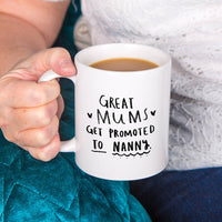 Promoted To Grandad And Grandma Mug Set