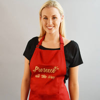 Prosecco All The Way' Adult Apron