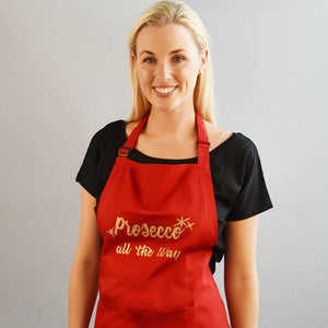 Prosecco All The Way' Adult Apron