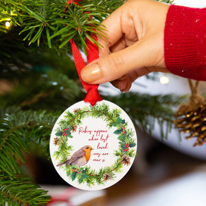 Robins Appear' Remembrance Christmas Decoration