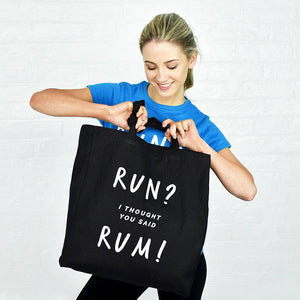 Run? Rum' Gym Women's Tote Bag