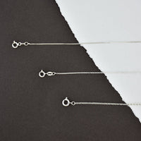 Silver Plated And Sterling Silver Necklace Chains